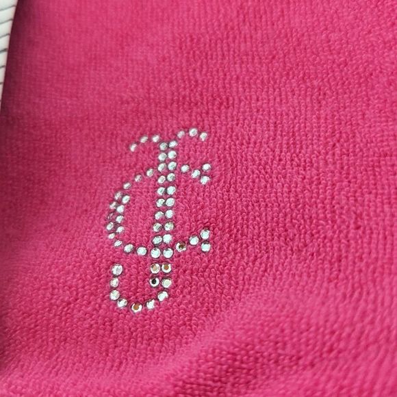 Hot Pink Y2K velour Juicy sweater M - Picture 6 of 9